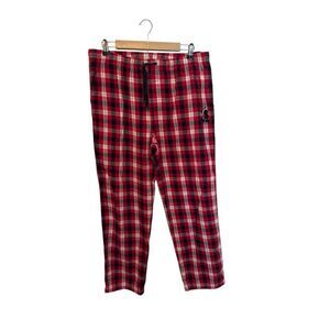 2018 Disney Parks Women’s Size L Large Pajama Pants Mickey Mouse Christmas Xmas